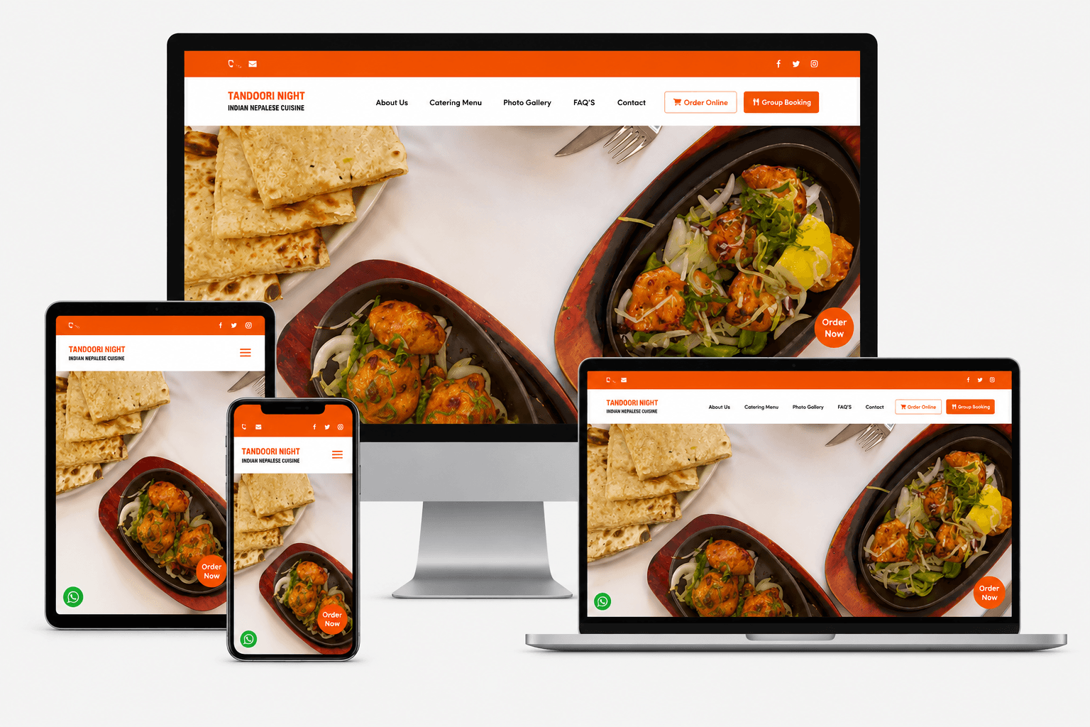 Small business website design preview
